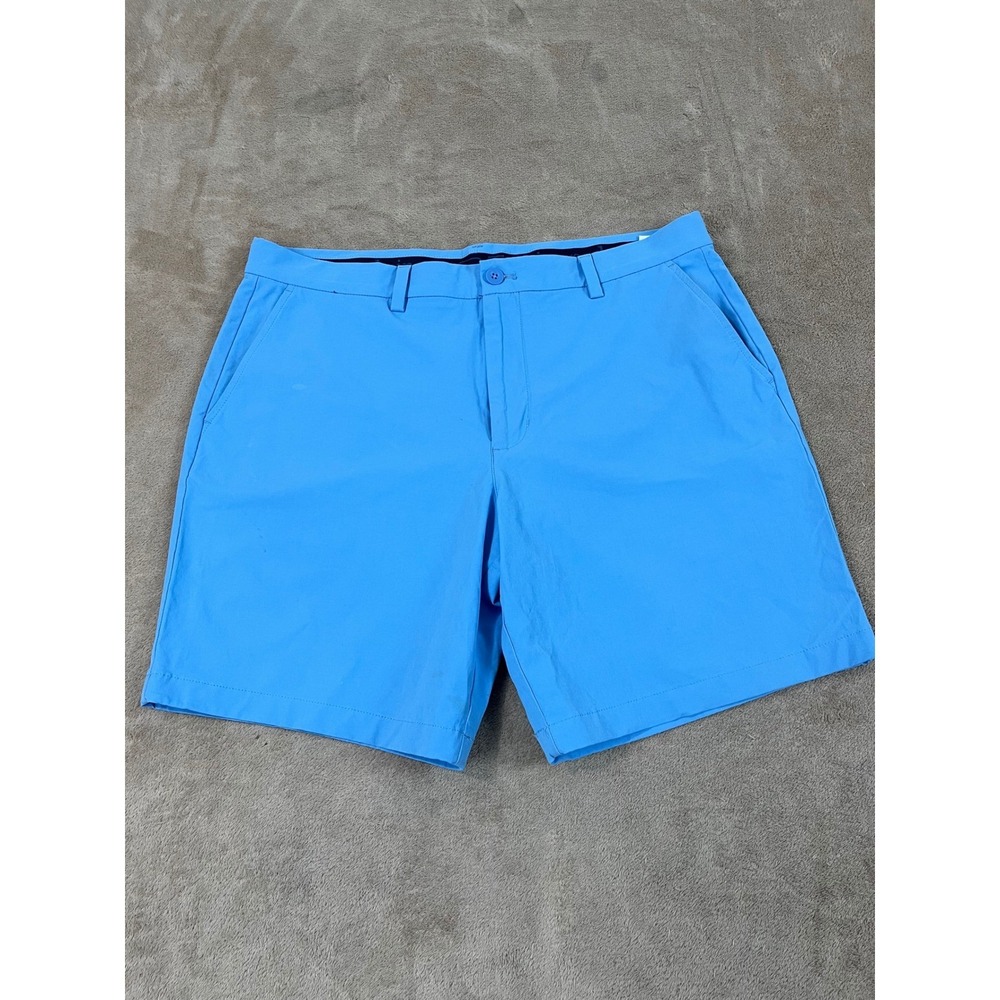 Vineyard Vines Performance Chino Shorts Men Size 35(37) Blue Stretch 8" Good